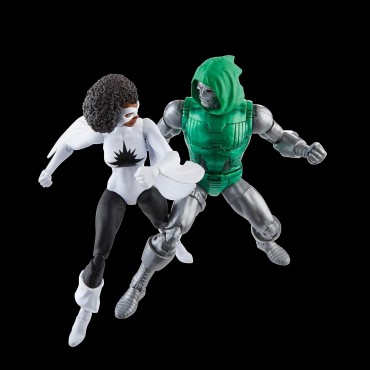 Set De Figuras Capitana Marvel Vs Doctor Doom Avengers Marvel Legends Articuladas 15 cms