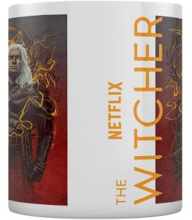 Taza Geralt The Wolf The Witcher Cerámica 315 mls