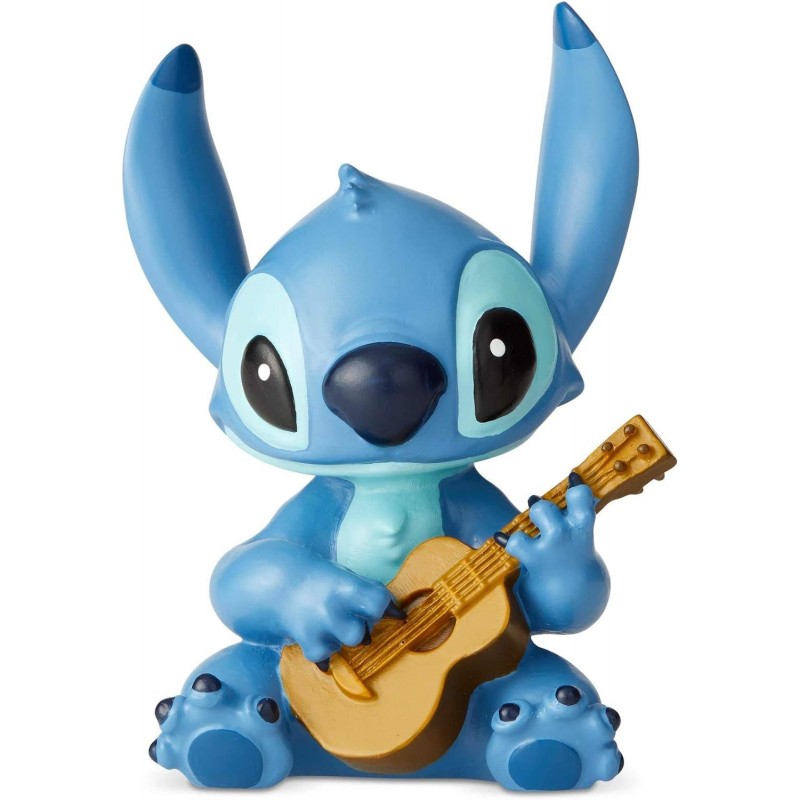 Figura Stitch Con Ukelele Lilo & Stitch Disney 10 cms