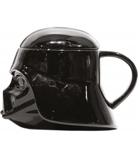 Taza 3D Casco Darth Vader Star Wars Cerámica 530 mls