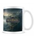Taza Hogwarts Legacy Cartel Harry Potter Cerámica 325 mls