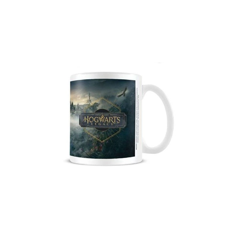 Taza Hogwarts Legacy Cartel Harry Potter Cerámica 325 mls