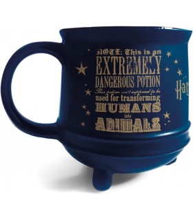 Taza 3D Caldero Pociones Extremadamente Peligrosas Harry Potter Cerámica 511 mls
