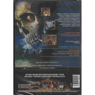 El Ejército de las Tinieblas Edicion Remasterizada de 4K  DVD  1992 Army of Darkness