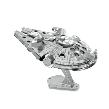 Maqueta Halcón Milenario Star Wars de Metal 3D