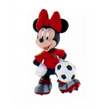 Figura Minnie Fútbol España 6 cms