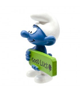 Figura Pitufo Good Luck 4 cms