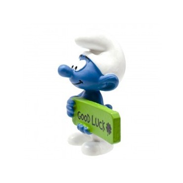 Figura Pitufo Good Luck 4 cms