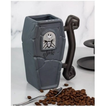 Taza 3D Ataúd Jack Skellington Pesadilla Antes De Navidad Nightmare Before Christmas Disney 350 mls