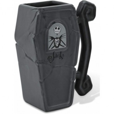 Taza 3D Ataúd Jack Skellington Pesadilla Antes De Navidad Nightmare Before Christmas Disney 350 mls