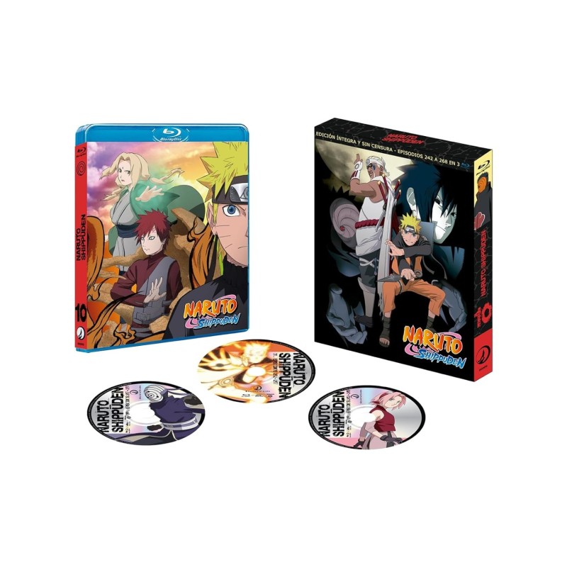 Naruto Shippuden Box 10 (Episodios 242 a 267) [Blu-ray]