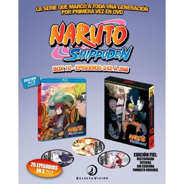 Naruto Shippuden Box 10 (Episodios 242 a 267) [Blu-ray]