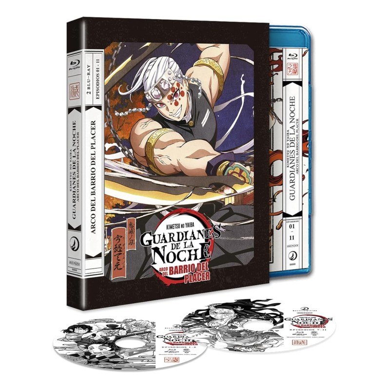 Guardianes de la Noche Kimetsu No Yaiba Arco del Barrio del Placer, Temporada 2 Parte 2 (Episodios 1 a 11) [Bluray] [Blu-ray] [B