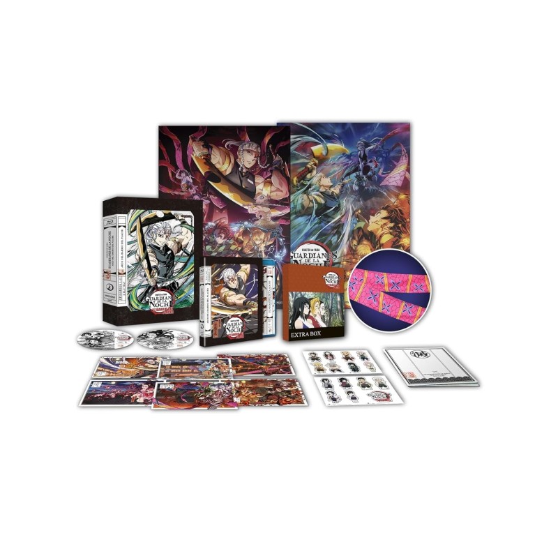 Guardianes de la Noche Kimetsu No Yaiba Arco del Barrio del Placer, Temporada 2 Parte 2 (Episodios 1 a 11) [Bluray] - Edición C