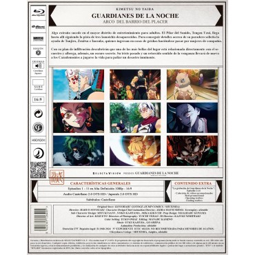 Guardianes de la Noche Kimetsu No Yaiba Arco del Barrio del Placer, Temporada 2 Parte 2 (Episodios 1 a 11) [Bluray] - Edición C