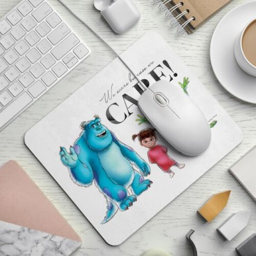 Alfombrilla Ratón Mousepad We Scare Because We Care Monstruos S.A. Pixar 100 Aniversario Disney