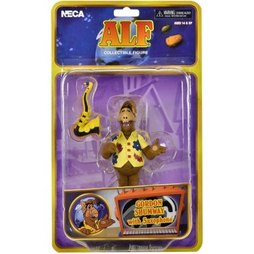 Figura Alf Gordon Shumway Con Camisa Y Saxofón Alf 15 cms