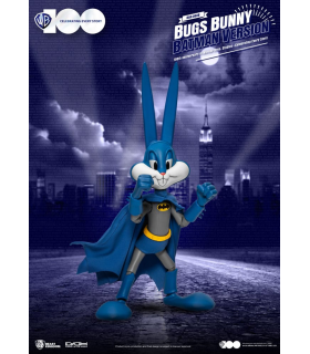 Figura Bugs Bunny Batman Version Dynamic 8ction Heroes 100 Aniversario Warner Bros Looney Tunes Articulada 24 cms