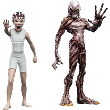 Set Figuras Vecna Y Eleven Stranger Things Season 4 Edición Limitada Mini Epics Weta Workshop 16 cms
