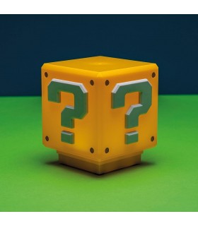 Lámpara Cubo Con Interrogación Con Sonido Super Mario Bros Nintendo 7,5 cms