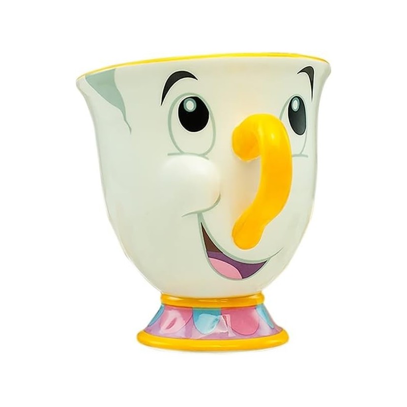 Taza Chip La Bella Y La Bestia Disney Cerámica 330 mls