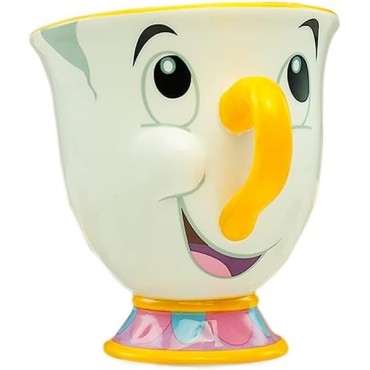 Taza Chip La Bella Y La Bestia Disney Cerámica 330 mls