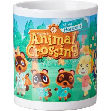 Taza Animal Crossing New Horizons Line Up Nintendo Cerámica 315 mls