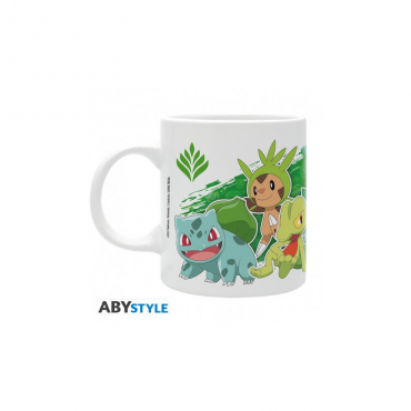 Taza Pokemon Grass Partners Cerámica 320 ml