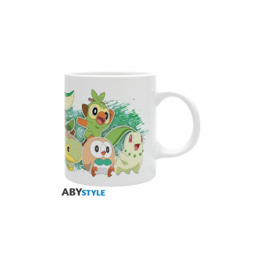 Taza Pokemon Grass Partners Cerámica 320 ml