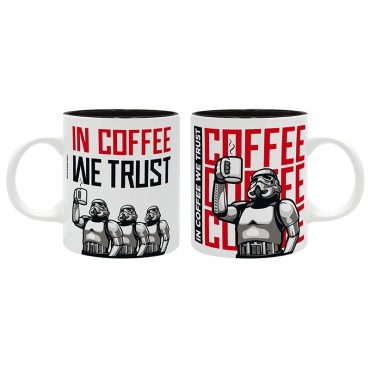 Taza In Coffee We trust Original Stormtrooper Star Wars Cerámica 320 mls