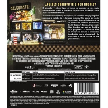 Five Nights At Freddy'S [4K UHD,Blu-ray] (2023)