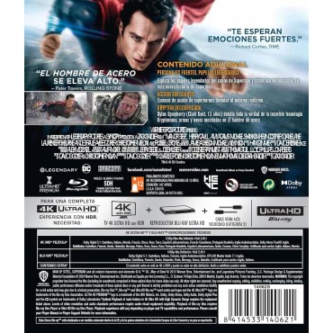 El Hombre de Acero [Blu-ray] (2013) Man of Steel (Superman)