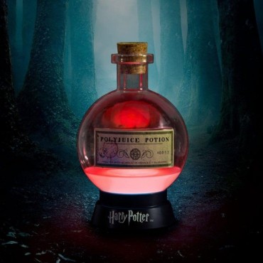 Lámpara Frasco Poción Multijugos Cambia De Color Harry Potter 14 cms