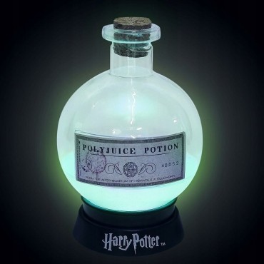 Lámpara Frasco Poción Multijugos Cambia De Color Harry Potter 14 cms