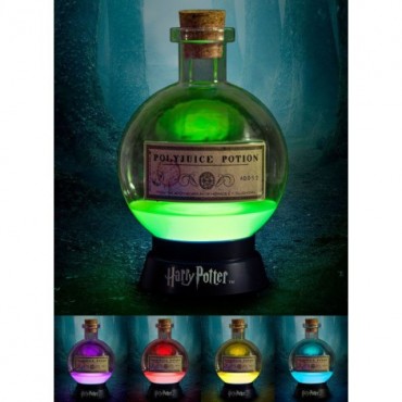 Lámpara Frasco Poción Multijugos Cambia De Color Harry Potter 14 cms