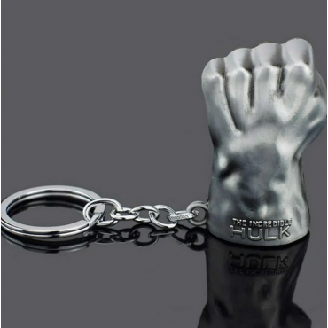 Llavero Puño Hulk Marvel Metálico 