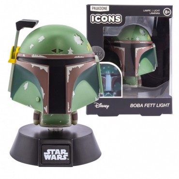 Lámpara Boba Fett Star Wars 3D Icons