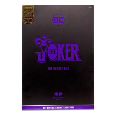 Figura Joker The Deadly Duo Gold Label DC Multiverse The Joker Articulada 18 cms