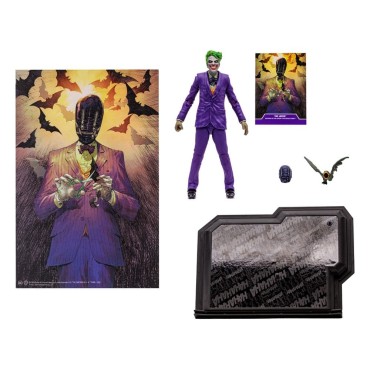 Figura Joker The Deadly Duo Gold Label DC Multiverse The Joker Articulada 18 cms