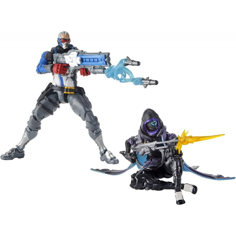 Set Figuras Ana Amari Y Soldado 76 Overwatch Ultimates Articuladas 15 cms