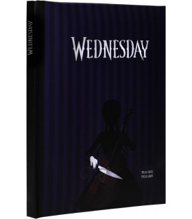 Libreta Wednesday Tocando El Cello Con Luz Wednesday