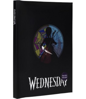 Libreta Rosetón Con Luz Wednesday