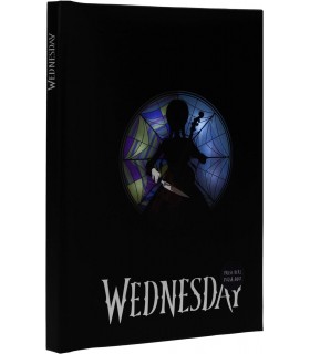 Libreta Rosetón Con Luz Wednesday