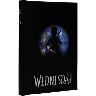 Libreta Rosetón Con Luz Wednesday 