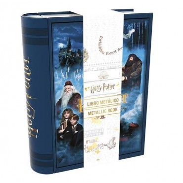 Libro Metálico Con Accesorios Harry Potter Y La Piedra Filosofal