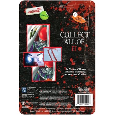Figura Pennyise Monstruo Salpicado De Sangre It Articulada 10 cms