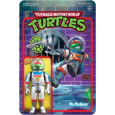Figura Space Cadet Raph Las Tortugas Ninja TMNT Articulada 10 cms