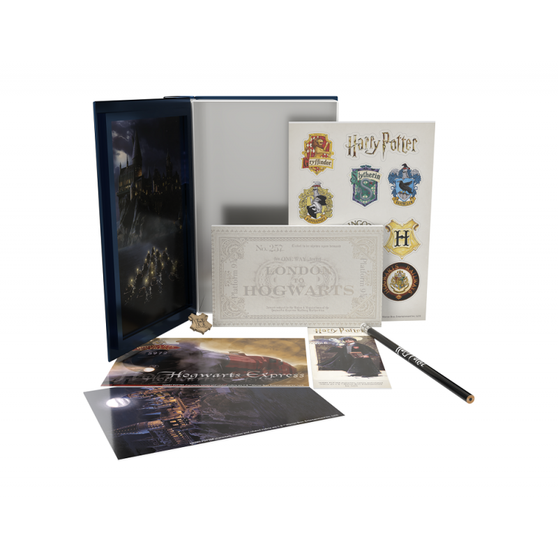 Libro Metálico Con Accesorios Harry Potter Y La Piedra Filosofal