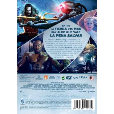 Aquaman y el Reino Perdido [DVD] (2023) Aquaman and The Lost Kingdom
