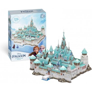 Puzle 3D Castillo De Arendelle Frozen II Disney 256 Piezas